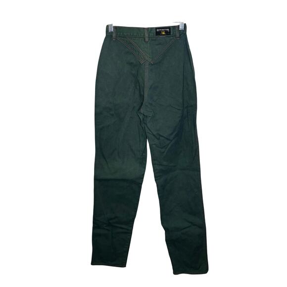 Rocky Mountain Dark Green High Waist Straight Jean Pants Women's Size 27/5 - Picture 4 of 10